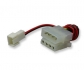  4 Pin Molex Power To INTERNAL 3PIN FAN Converter/Adapter (plug 3pin fan into 4pin power cable) 