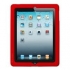  BlackBelt Protection Band for iPad 2, Rubber Edge, Secure Grip,Red 