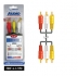 Cable: 3RCA Plugs to 3RCA Plugs RCA Lead-1.5m 