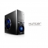  Hunter E ATX With 22cm side color fan and 12cm fan on front, no PSU, black 