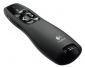  Wireless Presenter R400, Red laser pointer with LED indicator, Storable wireless receiver, 15m range 
