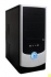  Black mid tower ATX case with 420W PSU (Max power), ext:5.25in x4/3.5x1, int: 3.5in x6, front audio and USB 