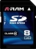  8GB SD Card, SDHC, Ultra High Speed Class 10, Full HD video compatible, max read/write speed 20MB/s (133X)/18MB/s (120X), Retail Pack 