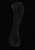  Sleeved 6-Pin VGA Card Power Extension Cable , 45CM, BLACK/BLACK 