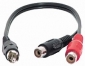  2 x RCA - 1 x RCA Plugs (Y-adaptors/cables) 
