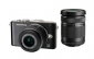  Black Body + 14-42-IIR + 40-150 R MSC Lens,  FL-LM1 detachable flash, Li-Ion battery 