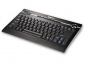  Aurora Micro Wireless Keyboard, Laser Trackball - Black 