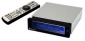  5.25" Bay Multi-media System LCD display, Aluminium front panel, Remote Control,Silver 