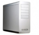  "Fortress series" FT02B Silver ATX Case- Mid towerwith 90° M/B mounting unibody alu. body, USB3.0 ,w/o PSU, 5x5.25", 5x3.5", 1x 2.5" 
