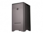  "Fortress series" FT03T Titanium Colour Micro-ATX Case - Mid tower with 90° M/B mounting, small footprint design, 1x 2.5", 3x 3.5", No PSU 