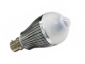  LED Bulb Light B22 Bayonet Replacement Globe 240V 60mm 6W 560Lm WW with PIR Motion Sensor 