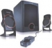  System audio speaker 2.1, with cable control, RMS power: 12W (3W*2 +6W); built-in auxiliary port and headphone jack 