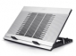  N9 Notebook Cooler (Up To 17"), Angle Adjustable, Antislip, Aluminium, 18cm Fan, 3x USB 