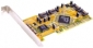  4 Port Internal Serial ATA Connector PCI Card 