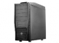  Black, midi ATX Case, All black painted interior! External 5.25 bay *4 , External 3.5 bay*2, Internal 3.5 bay *4 