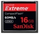  16GB COMPACTFLASH EXTREME 60MB/S, RETAIL PACK 