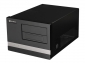  Black Micro ATX Tower - Aluminium Front Panel and Body, Front Panel USB, IEEE1394, Audio, Mic, No PSU 