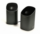 SP302 2.0 Speaker 2x2.5W 3.5mm Plug Retractable Cable Rechargeable Battery Aluminium Black SP302 2.0 Speaker 2x2.5W 3.5mm Plug Retractable Cable Rechargeable Battery Aluminium Black
