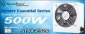  500W 230V Active PFC, 120mm fan with 18dBA, 24pin, 