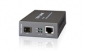  1000M RJ45 to 1000M single-mode LC fiber Converter, SFP slot supporting MiniGBIC modules 
