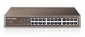  24-port 10/100M Switch, 24 10/100M RJ45 ports, 1U 13-inch rack-mountable steel case 