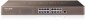  16x10/100 Mbps Ports+1G Gigabit Switch 1U 19-inch rack-mountable steel case 