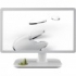  24"W LED, WHITE, 5000:1 native contrast, HDMI/VGA/DVI/Headphone Jack, 1920X1080(16:9) 4MS, Touch pad buttons 
