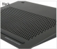  Quiet Notebook Cooler, Dual Centrifugal Hydro Bearing Fan, Noise Level: 18-25.5dBA, Black 