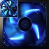  Fan: 120cm 1800 RPM DC12V Blue 