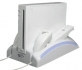  Quality Wii Dual Battery Charger / charging stand / holder, 2 rechargeable packs included 