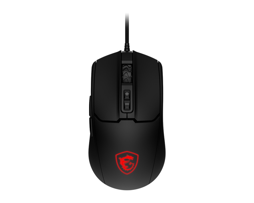  <b>Wired Gaming Mouse:</b> MSI FORGE GM100 USB Optical Mouse, 1000 / 1600 / 3200 / 6400  dpi, 6-Mode RGB  