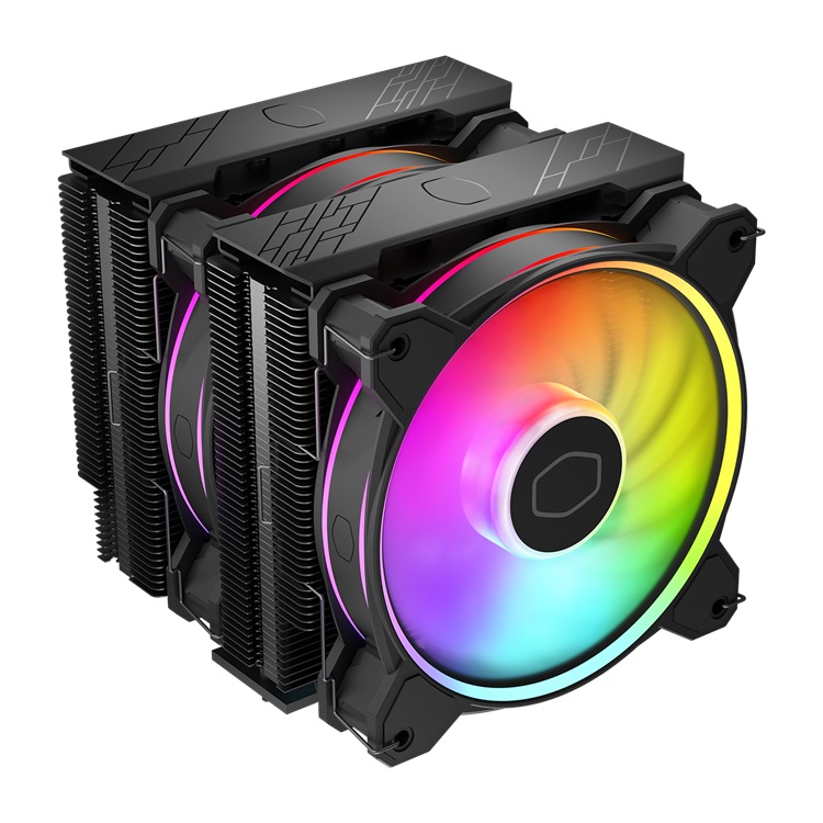  CPU Cooler: Hyper 622 Halo Black, 2x 120mm ARGB PWM Fans<br>Support: Intel LGA1851, LGA1700, LGA1200, LGA115x, AMD AM5, AM4  