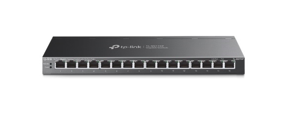  POE Switch: 16-Port Gigabit Desktop Switch with 16-Port PoE+ Total 120W, Up to 250m  