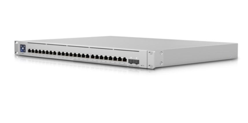  POE MANAGED SWITCH: 24-port PoE+ UniFi Switch Enterprise 12x2.5GbE 12x1GbE Ports, For Wi-Fi 6 AP, 2x 10g SFP+ Ports, Managed Layer 3 Switch (400W), 2Yr Warr  