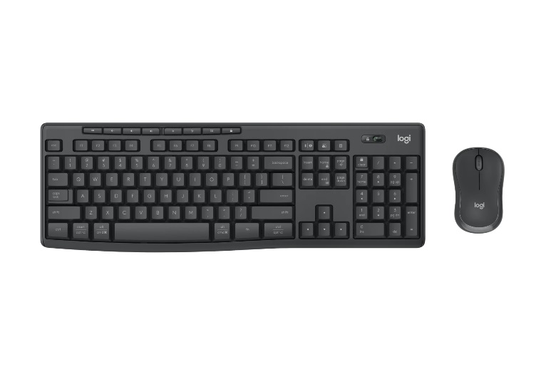  <b>Keyboard & Mouse:</b> MK370, Wireless Combom For Business - Black  