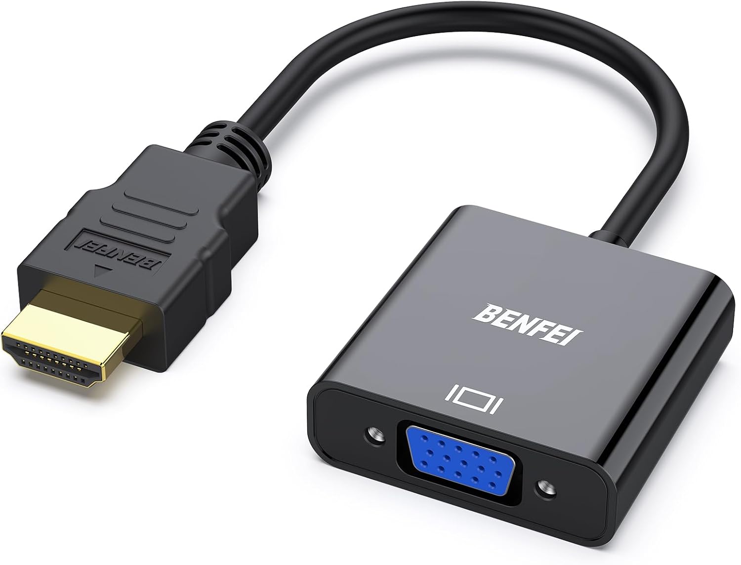  HDMI to VGA, Gold-Plated HDMI to VGA Adapter  