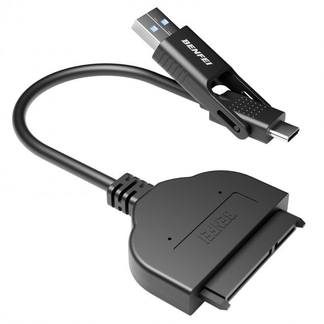  2in1 USB-C/USB 3.0 to SATA III 2.5" Hard Driver Adapter  