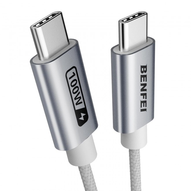  100W USB type-C to Type-C Fast Charging Cable 1m  