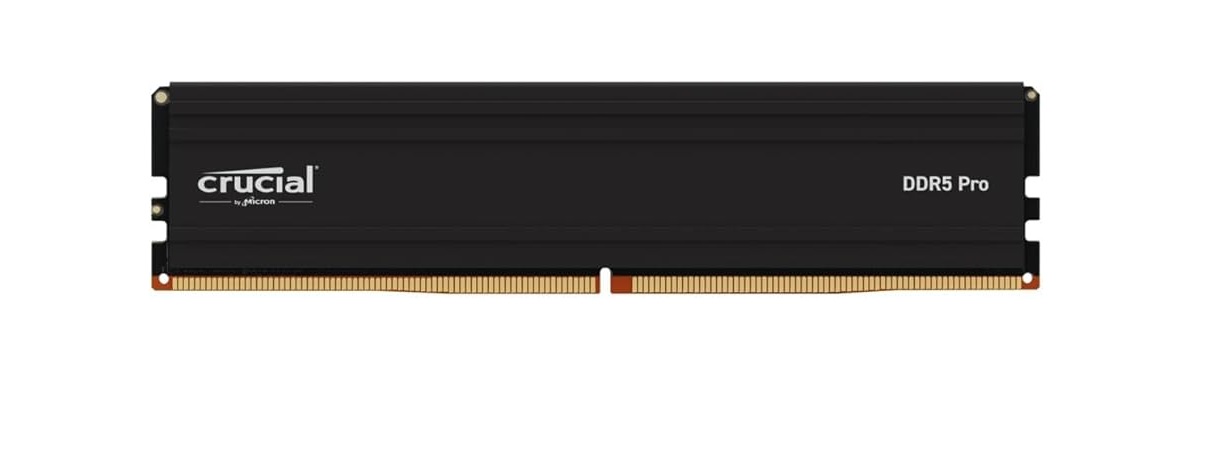  48GB (1x48GB) <b>PRO</b> DDR5 UDIMM 5600MHz CL46 Black Heat Spreader Support Intel XMP AMD Ryzen for Desktop PC Gaming Memory  