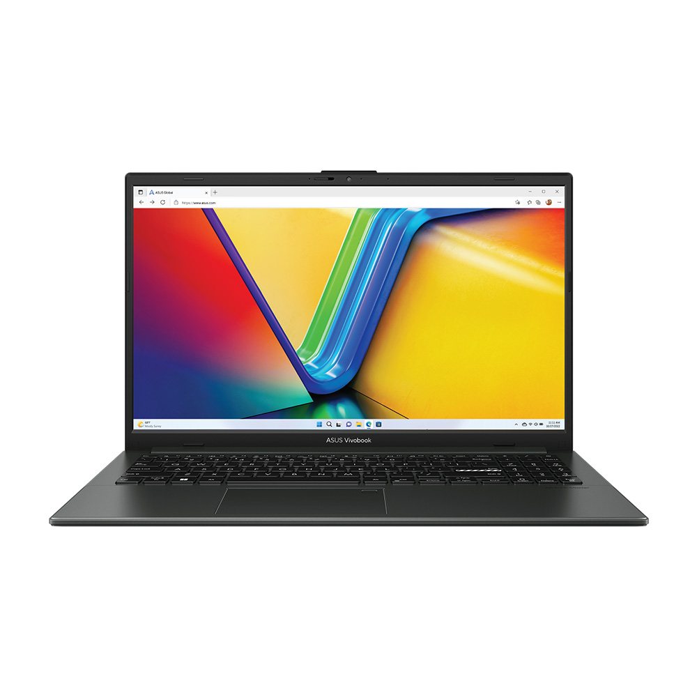  Vivobook Go E1504FA-NJ273W notebook. 15.6" FHD screen, AMD Ryzen 5 7520U CPU, 512GB SSD, 16GB RAM, Windows 11 Home  