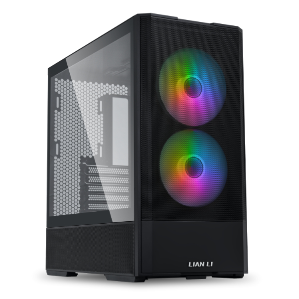  <b>Mid-Tower Case:</b> LANCOOL 207 - Black<br>2x 140mm ARGB Fans, 2x 120mm PWM Fan, 2x USB 3.0, 1x USB Type-C, 1x Audio, Tempered Glass Side Panel, Supports: ATX/mATX/mini-ITX  