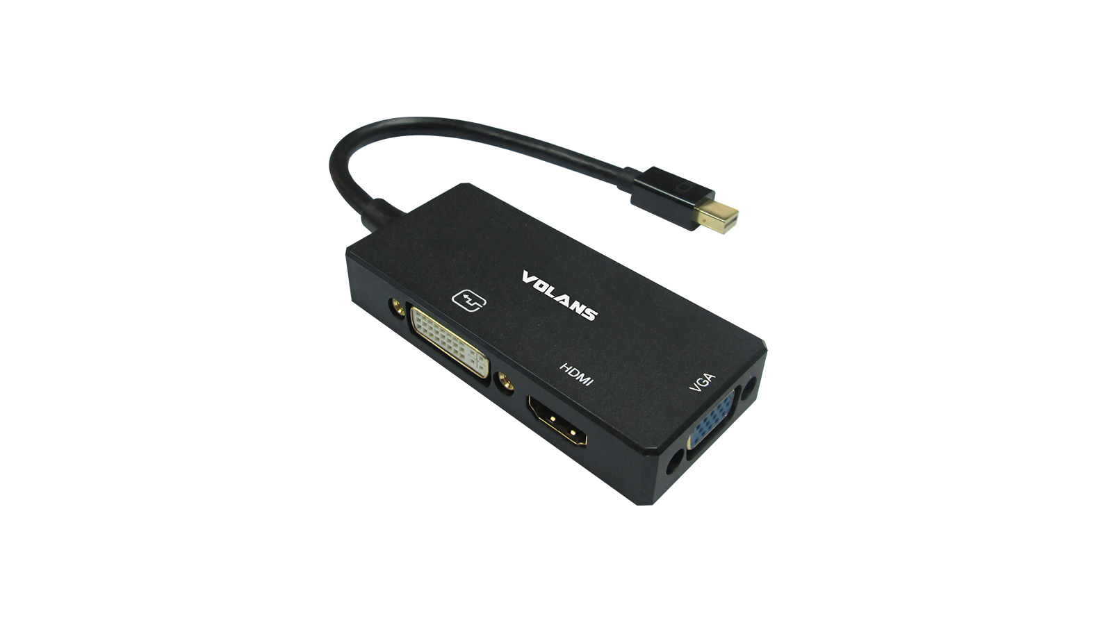  Mini DisplayPort to HDMI (4K) / DVI / VGA Converter (MDPHDV-4K)  