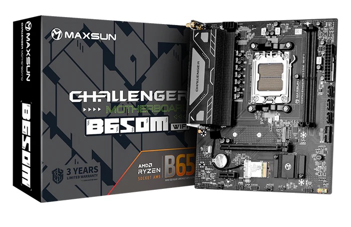  B650 m-ATX Motherboard: AM5 Socket For AMD Ryzen 7000 Series Processors<BR>2x DDR5, 4x SATA 6Gb/s, PCIe 4.0, 1x M.2 Gen4, USB 3.2, 1GbE LAN, Wifi + Bluetooth 4.2, Realtek ALC897 Audio, HDMI/VGA  