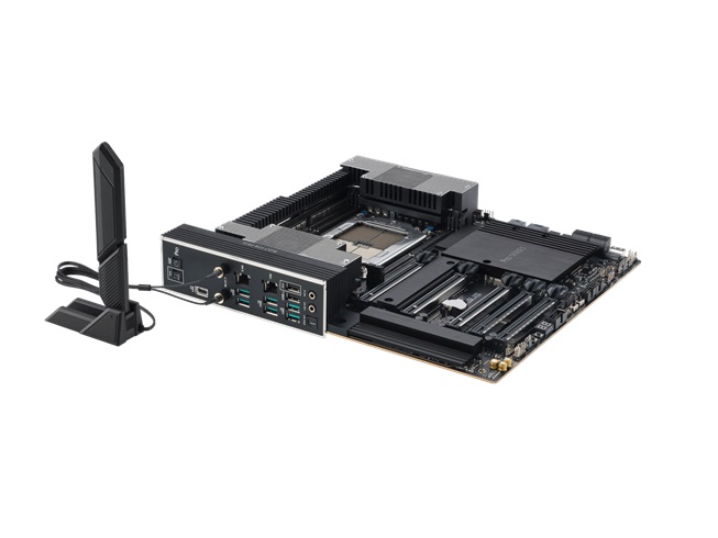  AMD Socket sTR5 CEB workstation motherboard: PRO WS TRX50-SAGE WIFI, 3xPCIE 5.0 x16 slots, 2xPCIE 4.0 x16 slots, 4xDDR5 ECC DIMM slots, 1x10Gb LAN, 1x2.5Gb Lan, 2xM.2 PCIE 5.0 slots, 1xM.2 slots, 4xSATA3 slots, 2xUSB3.2 GEN2x2 20Gbps Type-C, 6xUSB3 GEN2, WiFi 7 <b>Please choose carefully as this item is not available to return for refund for change of mind!</b>  