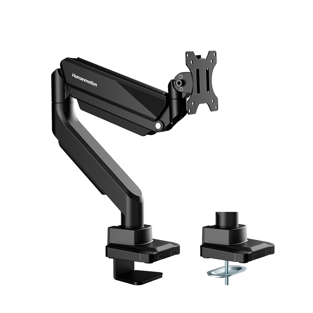  17-49 Heavy-Duty Single Monitor Arm, Holds up to 18kg, VESA Compatible, Tilt/ Swivel / Rotation  