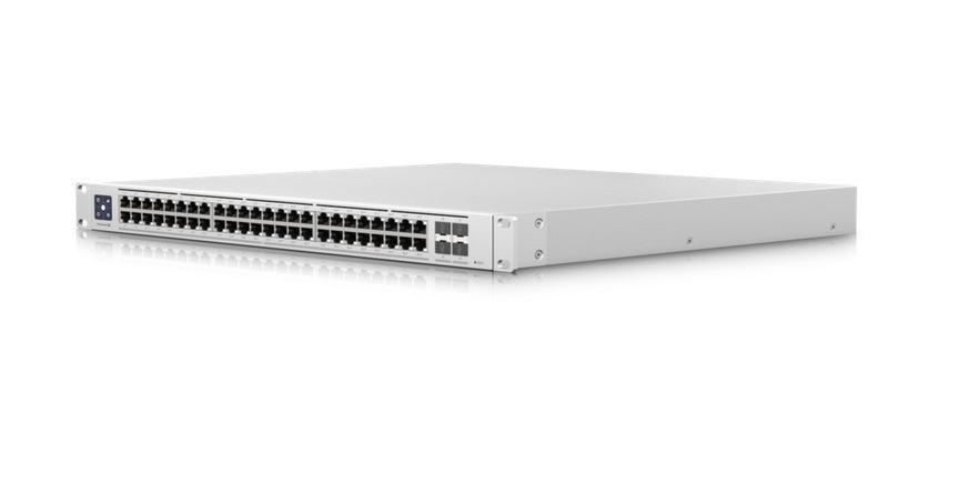  POE MANAGED SWITCH: 48-port PoE+ Ubiquiti Switch Enterprise 48x2.5GbE Ports, For Wi-Fi 6 AP, 4x 10g SFP+ Ports For Uplinks, Managed Layer 3 Switch (720W), 2Yr Warr  