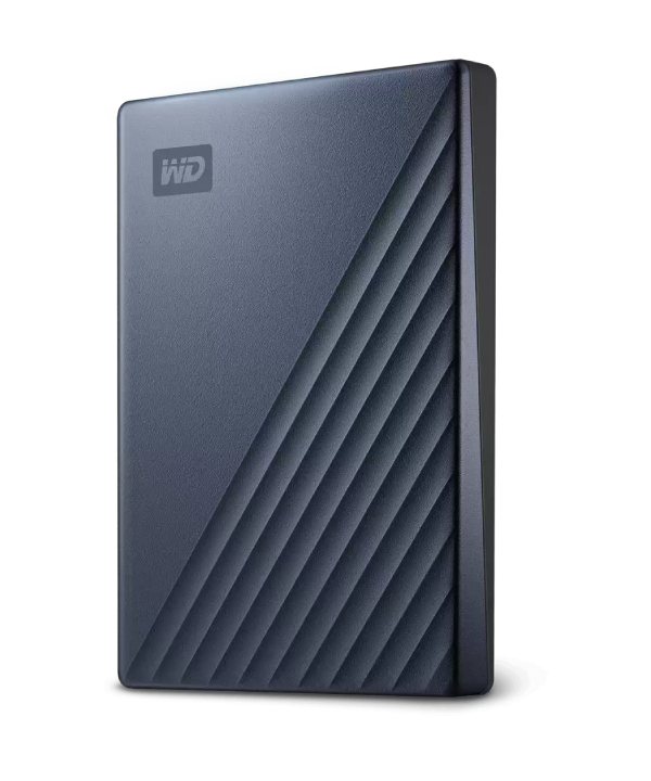  <b>Portable 2.5" Drive:</b> 2TB My Passport Ultra, USB Type-C - Blue  