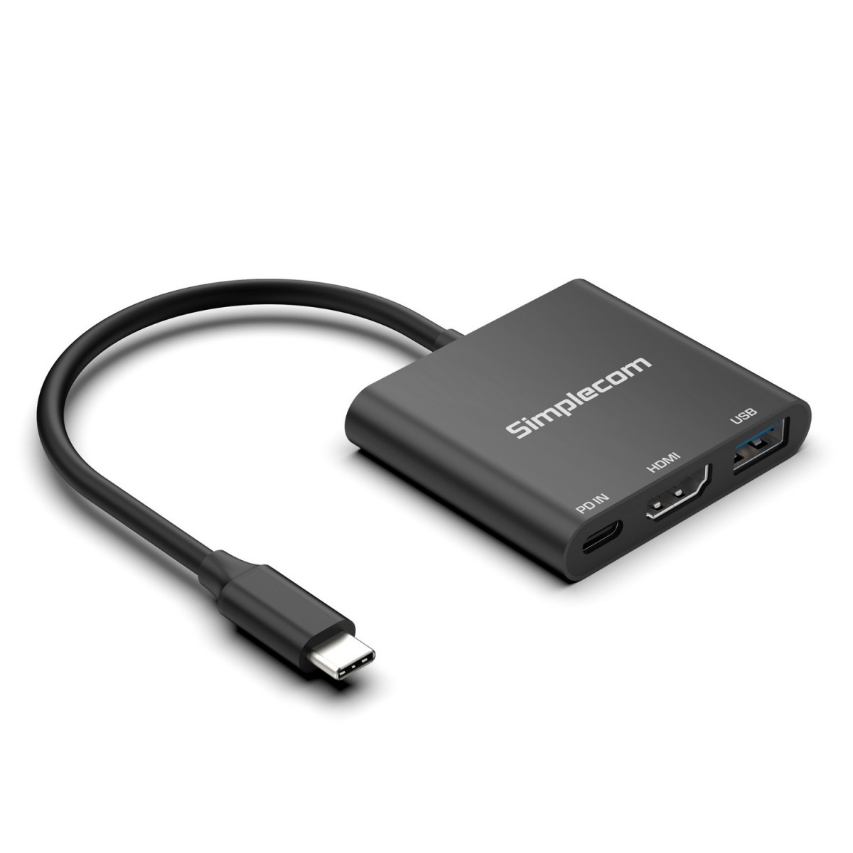  USB-C 3-In-1 Adapter USB 3.2 Gen 1 5Gbps PD HDMI 2.0 4K@60Hz  