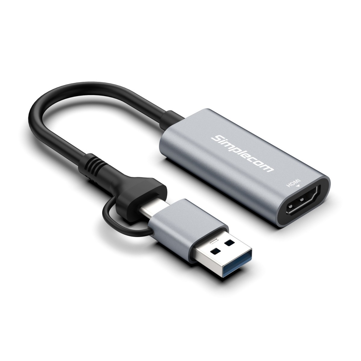  USB 3.0 and USB Type-C to HDMI Video Card Adapter Full HD 1080p  