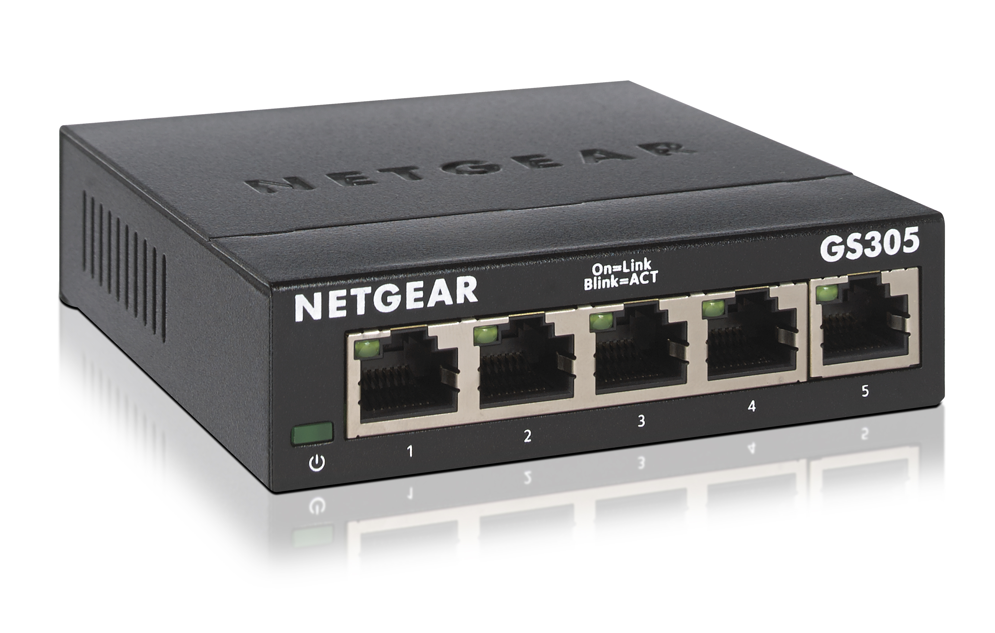  Switch: 5-port SOHO Gigabit Unmanaged Switch (GS305)  